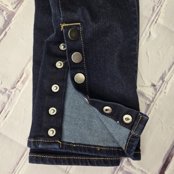 A.N.A Jegging Womens Sz 2 Cropped Low Rise Dark Wash Stretch Jeans Cotton Blend - Picture 13 of 13
